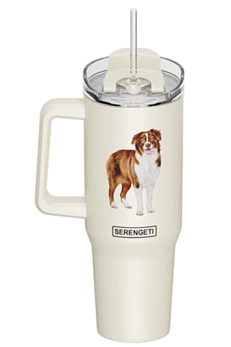 ES Pets Uncropped Boxer 40oz Tumbler