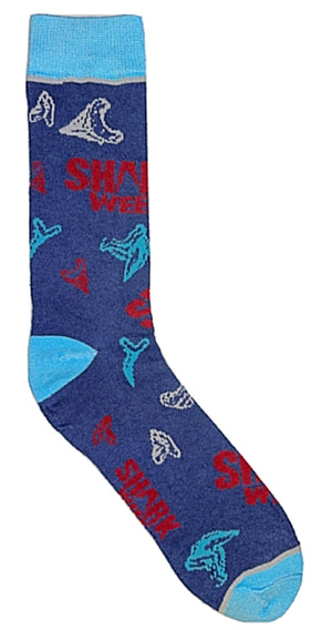 DISCOVERY SHARK WEEK Men’s Socks BIOWORLD BRAND - Novelty Socks for Less