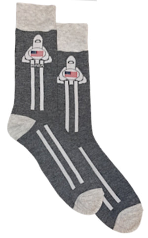 NASA Men’s SPACE SHUTTLE Socks - Novelty Socks for Less