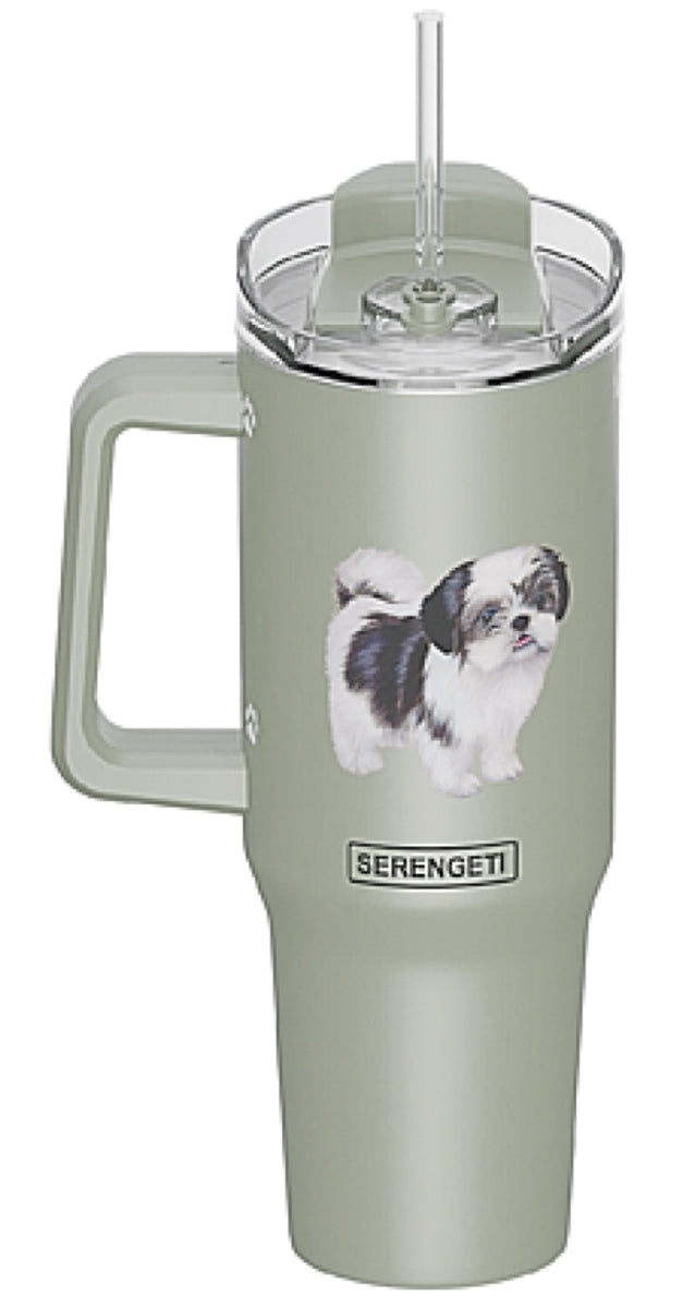 ES Pets Uncropped Boxer 40oz Tumbler