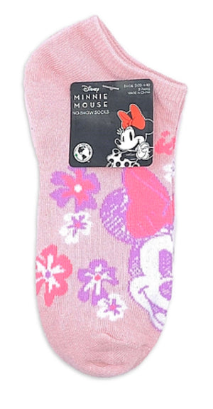 DISNEY MINNIE MOUSE Ladies 3 Pair Of MOTHERS DAY No Show Socks - Novelty Socks for Less
