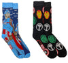 MARVEL CAPTAIN AMERICA Men’s 2 Pair Of Socks - Novelty Socks for Less