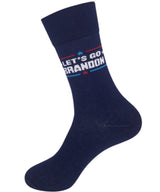 FUNATIC Brand Unisex ‘LET’S GO BRANDON’ Socks - Novelty Socks for Less