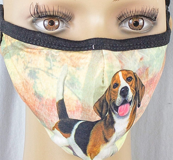 E&S Pets Brand BEAGLE Dog Adult Face Mask Cover