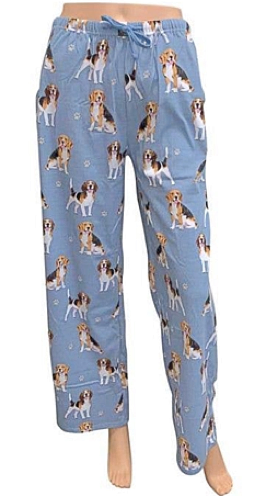 COMFIES UNISEX BEAGLE PAJAMA BOTTOMS E&S PETS (CHOOSE SIZE) - Novelty Socks for Less