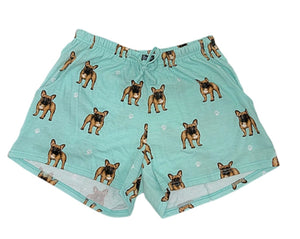COMFIES LOUNGE PJ SHORTS Ladies FRENCH BULLDOG By E&S PETS - Novelty Socks for Less