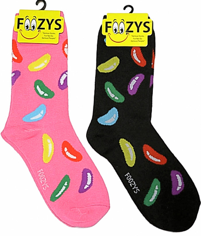 FOOZYS Brand Ladies EASTER 2 Pair Of Socks JELLY BEANS
