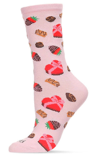 MeMoi BRAND LADIES VALENTINE CANDY SOCKS - Novelty Socks for Less
