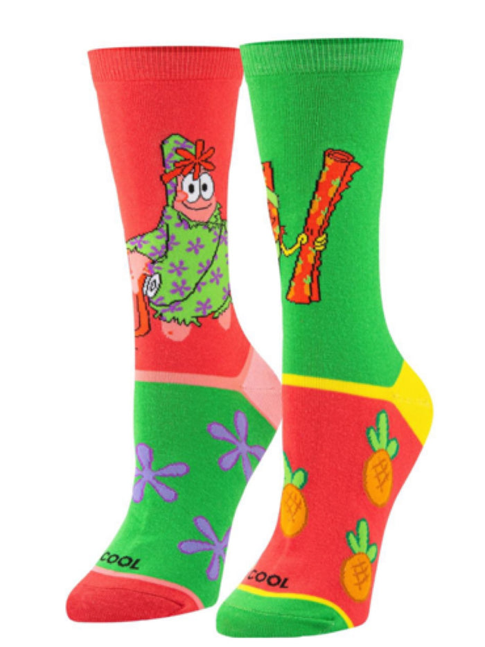 SPONGEBOB SQUAREPANTS Ladies Christmas Socks COOL SOCKS BRAND