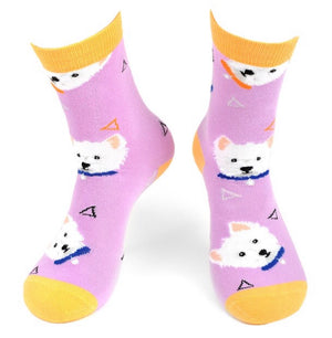 PARQUET BRAND Ladies DOG Socks - Novelty Socks for Less
