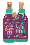 Primitives By Kathy BOTTLE SOCK ‘WHOO HOO! YOU DID IT!’ - Novelty Socks for Less