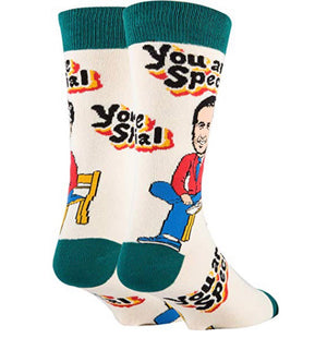 OOOH YEAH Men’s MISTER ROGERS  Socks - Novelty Socks for Less