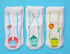 SQUID SOCKS Brand Unisex INFANT/TODDLER 3 Pair Of STAY ON Socks ‘CHAMP COLLECTION’ - Novelty Socks for Less