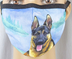 E&S Pets Brand GERMAN SHEPHERD Dog Face Mask Cover - Novelty Socks for Less