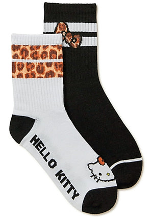 HELLO KITTY Ladies 2 Pair Of Socks SANRIO - Novelty Socks for Less