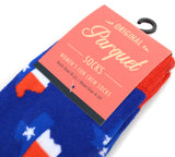 PARQUET Brand Ladies TEXAS STATE Socks - Novelty Socks for Less