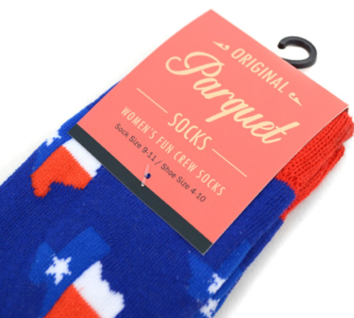 PARQUET Brand Ladies TEXAS STATE Socks - Novelty Socks for Less