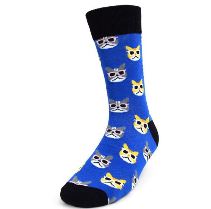 Parquet Brand Men’s COOL CATS Socks WITH SUNGLASSES