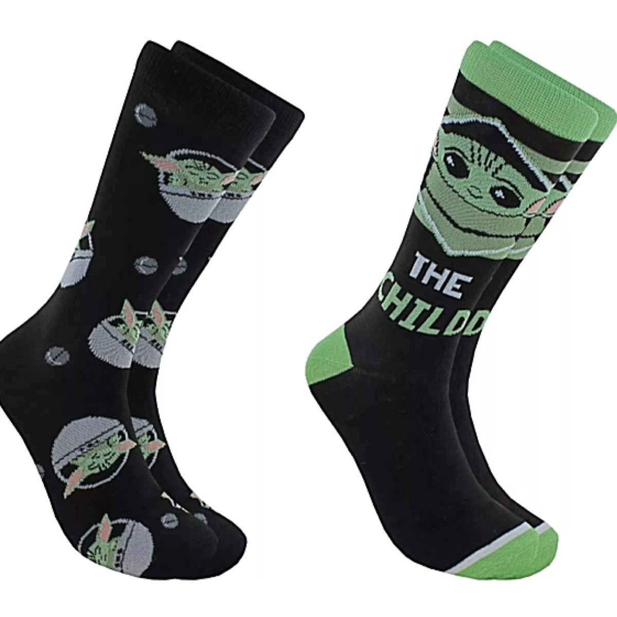  Disney Mens Socks Baby Yoda Crew Socks 5 Pack Star