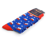Parquet Brand MEN’S TEXAS FLAG Socks - Novelty Socks for Less
