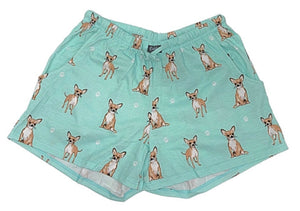 COMFIES LOUNGE PJ SHORTS Ladies CHIHUAHUA Dog By E&S PETS - Novelty Socks for Less