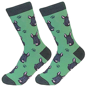 SOCK DADDY Brand Unisex SCOTTISH TERRIER DOG E&S Pets SCOTTIE - Novelty Socks for Less