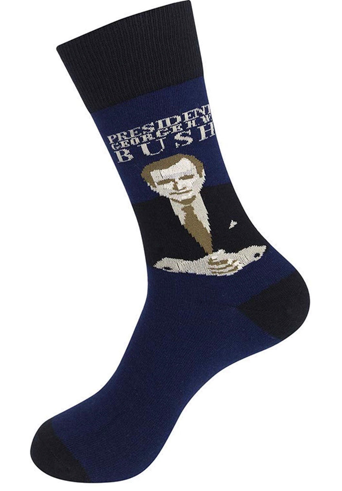 FUNATIC PRESIDENT GEORGE H.W. BUSH - Novelty Socks for Less