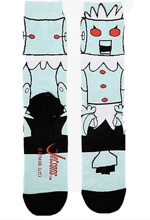 THE JETSONS MEN’S ROSIE THE ROBOT 360 CREW SOCKS BIOWORLD BRAND - Novelty Socks for Less
