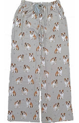 COMFIES UNISEX BULLDOG PAJAMA BOTTOMS E&S PETS (CHOOSE SIZE) - Novelty Socks for Less