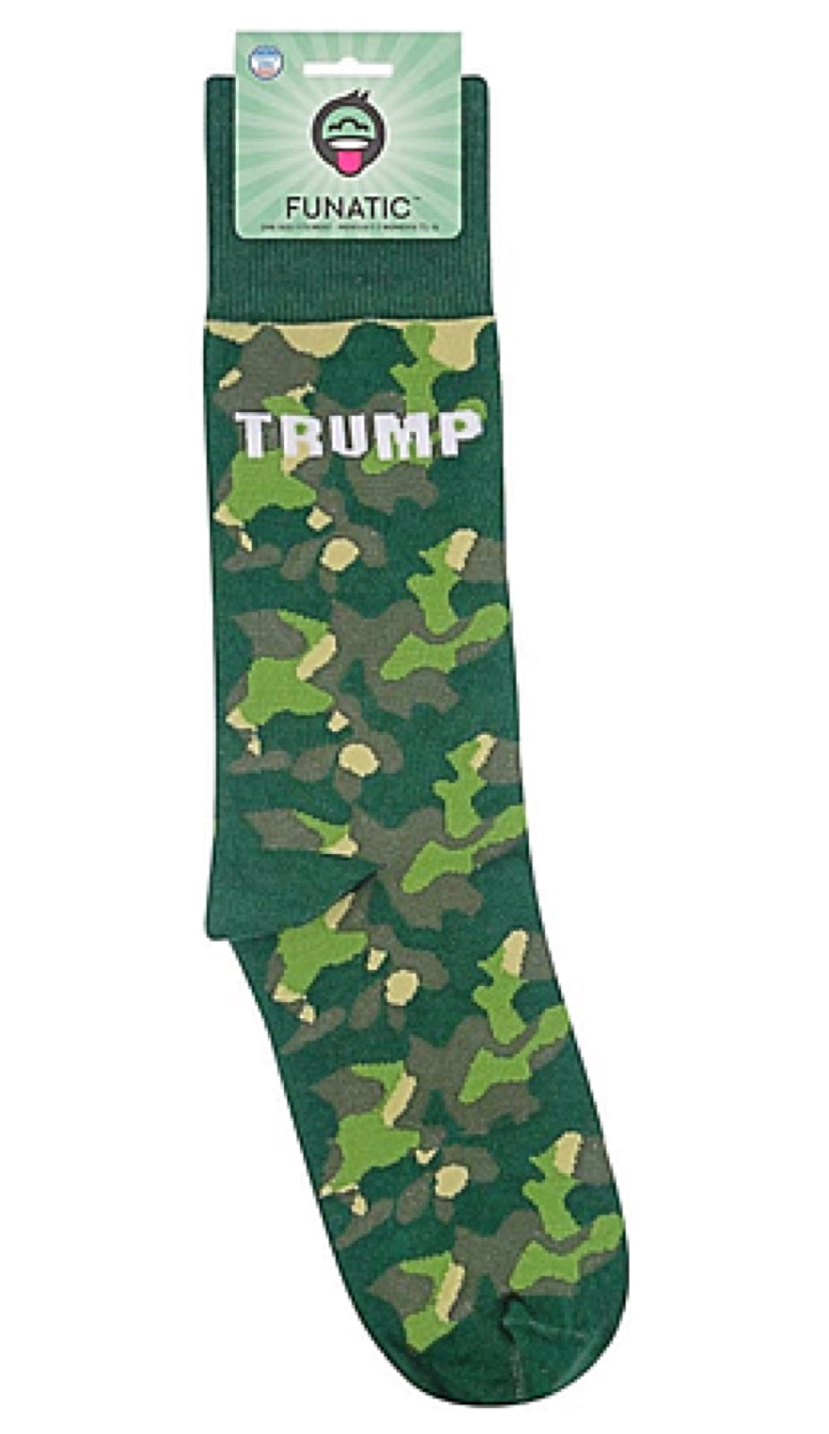 FUNATIC BRAND UNISEX TRUMP CAMOUFLAGE SOCKS - Novelty Socks for Less