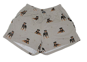 COMFIES LOUNGE PJ SHORTS Ladies ROTTWEILER Dog By E&S PETS - Novelty Socks for Less