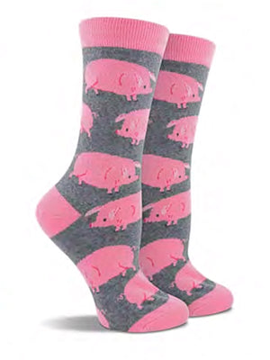 WHEEL HOUSE DESIGNS MEN’S PIGS SOCKS - Novelty Socks for Less