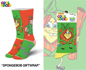 SPONGEBOB SQUAREPANTS Ladies Christmas Socks - Novelty Socks for Less