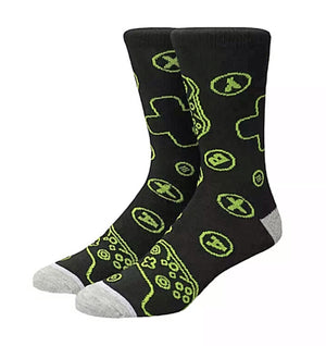 XBOX Men’s 3 Pair Crew Socks BIOWORLD Brand - Novelty Socks for Less