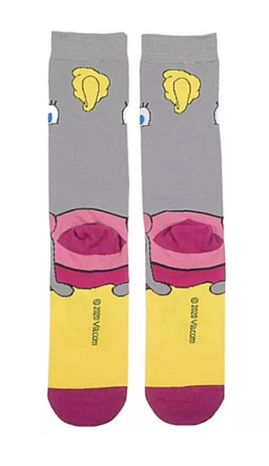 SPONGEBOB SQUAREPANTS Men’s PEARL THE WHALE 360 Socks BIOWORLD Brand - Novelty Socks for Less