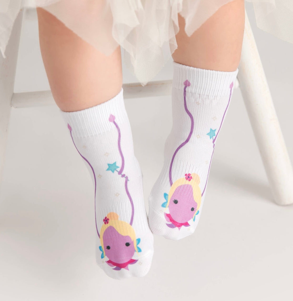 SQUID SOCKS Brand Unisex INFANT/TODDLER 3 Pair Of STAY ON Socks ‘CORA COLLECTION’ - Novelty Socks for Less