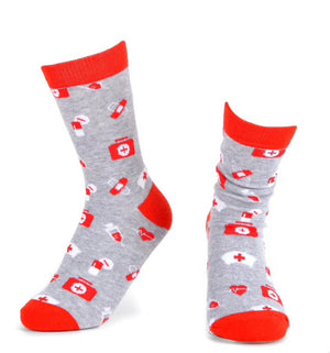 PARQUET Ladies NURSE/DOCTOR Socks - Novelty Socks for Less
