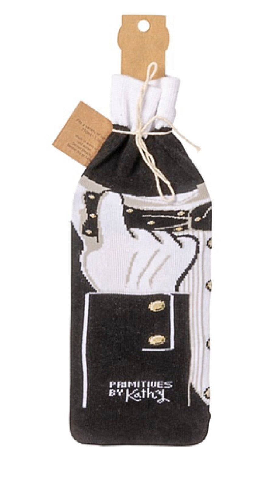 Primitives By Kathy BOTTLE SOCK ‘IT’S CALLED A TASTING & IT’S CLASSY’ - Novelty Socks for Less