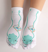 SQUID SOCKS Brand Unisex Infant/Toddler 3 Pair Of STAY ON Socks ‘CHARLIE COLLECTION’ - Novelty Socks for Less