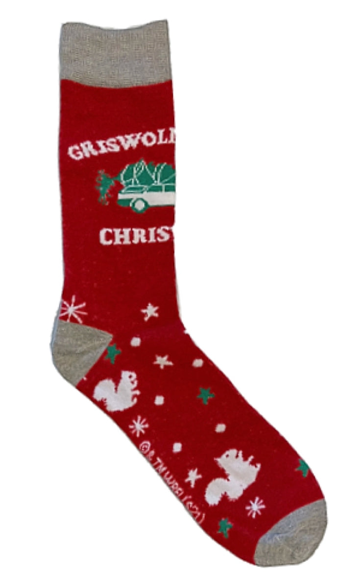 CHRISTMAS VACATION Men’s Socks With SQUIRELL 'GRISWOLD FAMILY CHRISTMAS