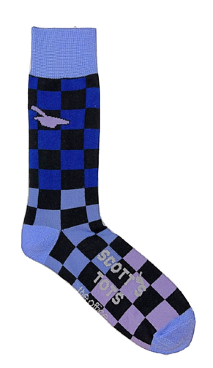 THE OFFICE TV SHOW MEN’S ‘SCOTT’S TOTS SOCKS Novelty Socks for Less