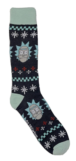 RICK & MORTY Men’s CHRISTMAS Socks - Novelty Socks for Less