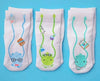 SQUID SOCKS Brand Unisex Infant/Toddler 3 Pair Of STAY ON Socks ‘CHARLIE COLLECTION’ - Novelty Socks for Less