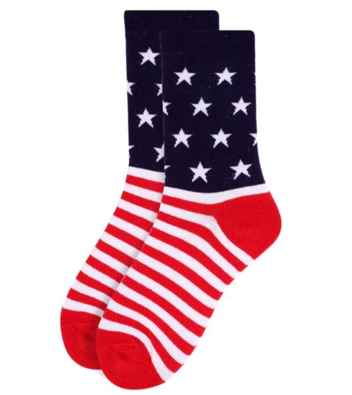 Parquet Brand Ladies AMERICAN FLAG Socks