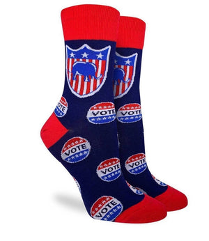 GOOD LUCK SOCK Ladies VOTE REPUBLICAN - Novelty Socks for Less