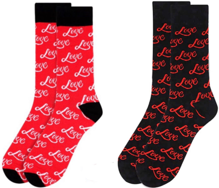 Parquet Brand Men’s LOVE Socks VALENTINES DAY (CHOOSE COLOR)