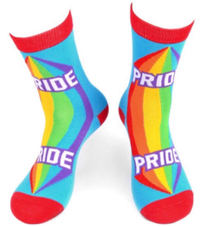 PARQUET BRAND Ladies PRIDE RAINBOW Socks - Novelty Socks for Less
