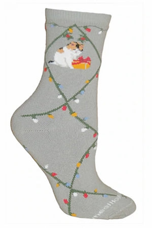 WHEEL HOUSE DESIGNS Brand Men’s CHRISTMAS Socks CALICO CAT - Novelty Socks for Less
