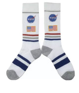 NASA Men’s Crew Socks BIOWORLD BRAND - Novelty Socks for Less