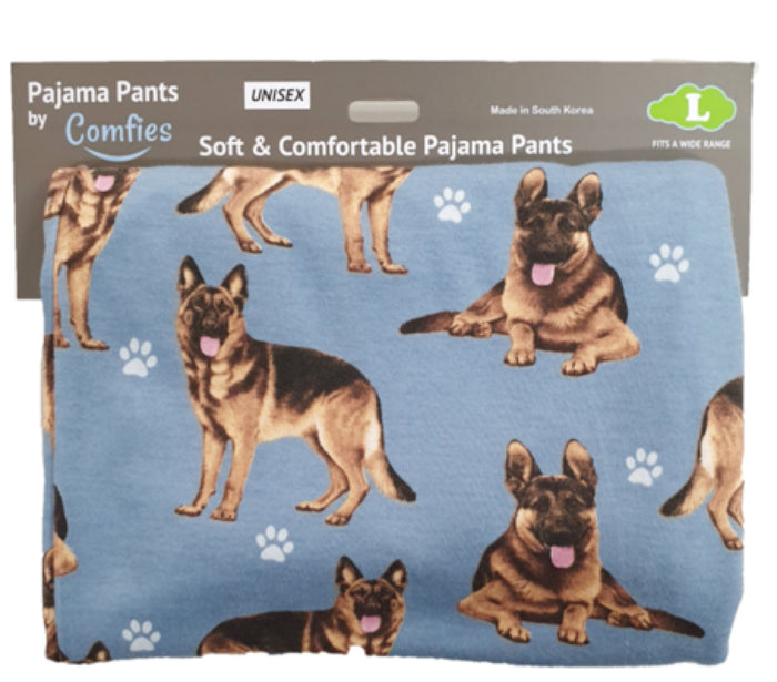 COMFIES Unisex GERMAN SHEPHERD Pajama Bottoms E&S PETS (CHOOSE SIZE)